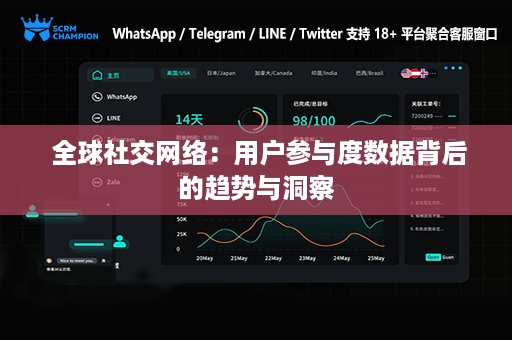  全球社交网络：用户参与度数据背后的趋势与洞察