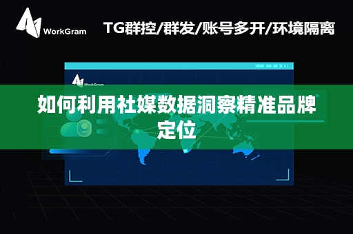 如何利用社媒数据洞察精准品牌定位