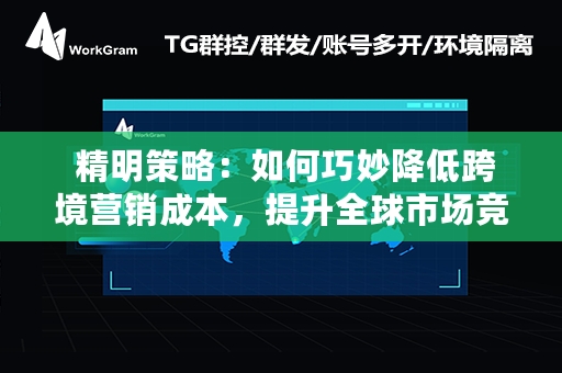  精明策略：如何巧妙降低跨境营销成本，提升全球市场竞争力