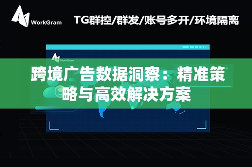  跨境广告数据洞察：精准策略与高效解决方案