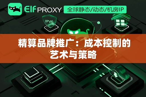  精算品牌推广：成本控制的艺术与策略