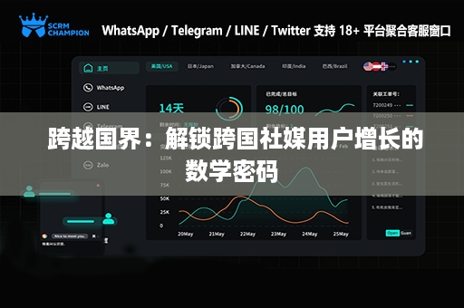  跨越国界：解锁跨国社媒用户增长的数学密码