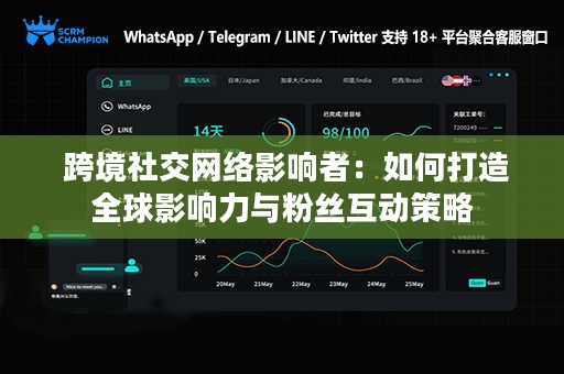  跨境社交网络影响者：如何打造全球影响力与粉丝互动策略