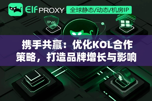  携手共赢：优化KOL合作策略，打造品牌增长与影响力双赢局面