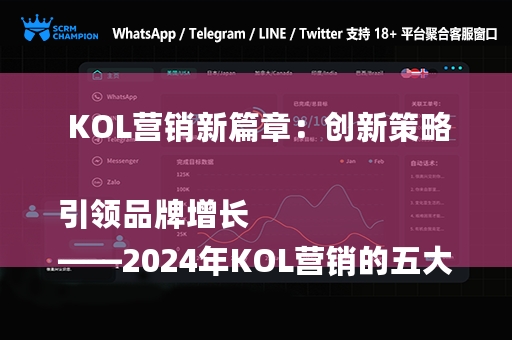  KOL营销新篇章：创新策略引领品牌增长
——2024年KOL营销的五大突破技巧