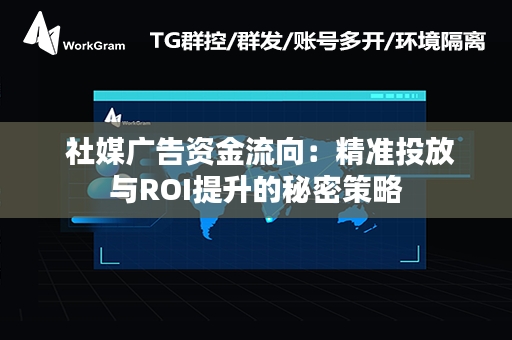  社媒广告资金流向：精准投放与ROI提升的秘密策略