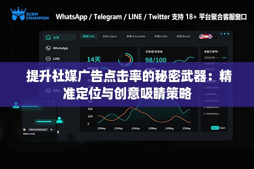  提升社媒广告点击率的秘密武器：精准定位与创意吸睛策略