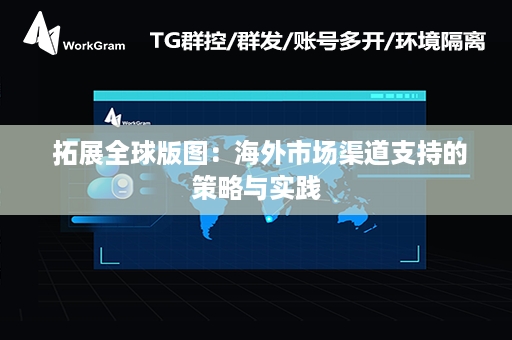  拓展全球版图：海外市场渠道支持的策略与实践