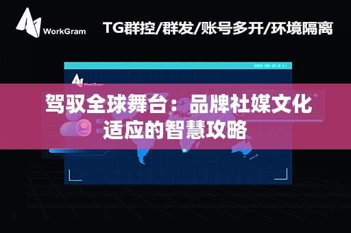  驾驭全球舞台：品牌社媒文化适应的智慧攻略