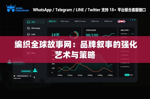  编织全球故事网：品牌叙事的强化艺术与策略