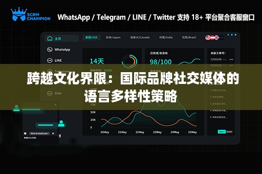  跨越文化界限：国际品牌社交媒体的语言多样性策略
