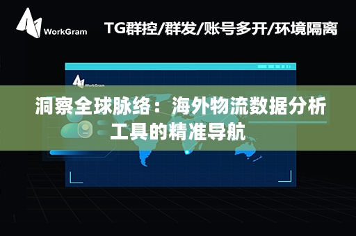  洞察全球脉络：海外物流数据分析工具的精准导航