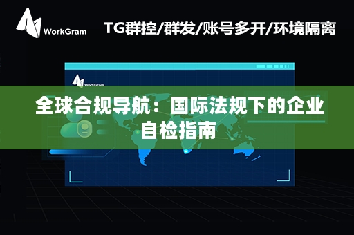  全球合规导航：国际法规下的企业自检指南