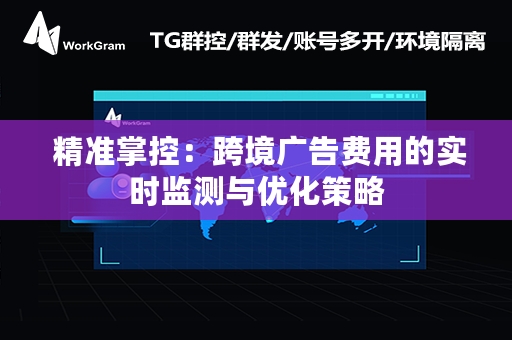  精准掌控：跨境广告费用的实时监测与优化策略