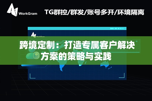  跨境定制：打造专属客户解决方案的策略与实践