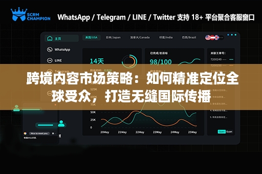  跨境内容市场策略：如何精准定位全球受众，打造无缝国际传播