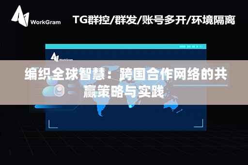  编织全球智慧：跨国合作网络的共赢策略与实践