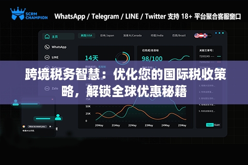 跨境税务智慧：优化您的国际税收策略，解锁全球优惠秘籍