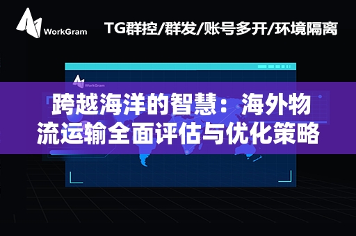  跨越海洋的智慧：海外物流运输全面评估与优化策略