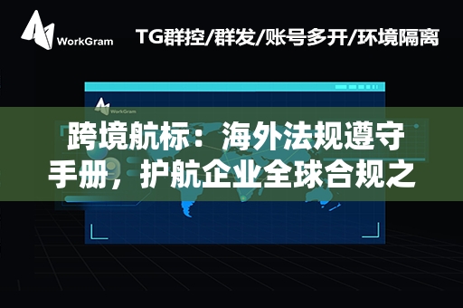  跨境航标：海外法规遵守手册，护航企业全球合规之旅