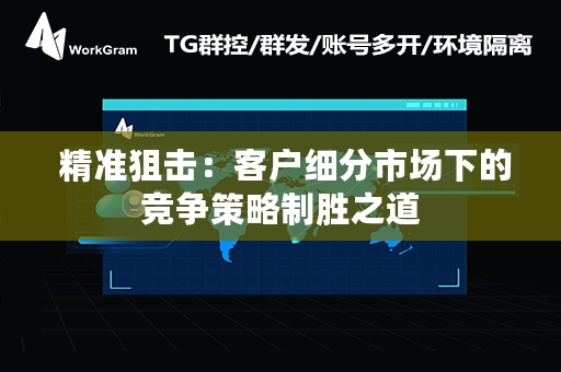  精准狙击：客户细分市场下的竞争策略制胜之道