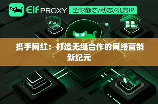  携手网红：打造无缝合作的网络营销新纪元