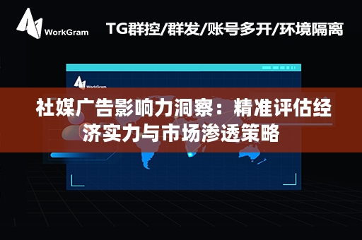  社媒广告影响力洞察：精准评估经济实力与市场渗透策略