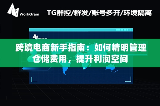  跨境电商新手指南：如何精明管理仓储费用，提升利润空间