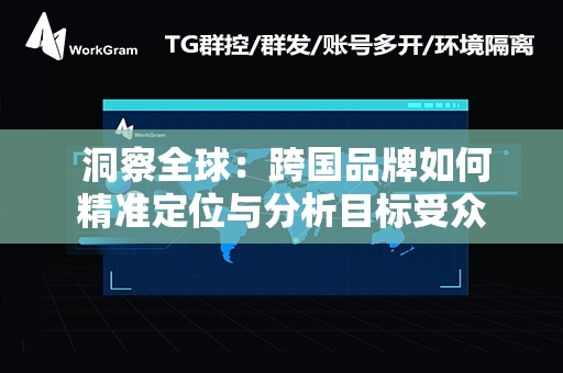  洞察全球：跨国品牌如何精准定位与分析目标受众