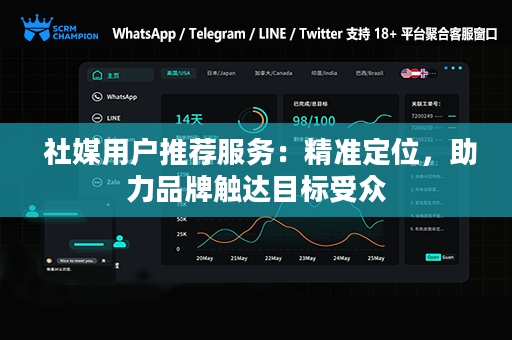  社媒用户推荐服务：精准定位，助力品牌触达目标受众