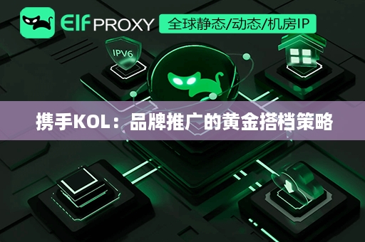  携手KOL：品牌推广的黄金搭档策略