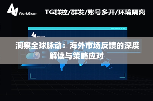  洞察全球脉动：海外市场反馈的深度解读与策略应对