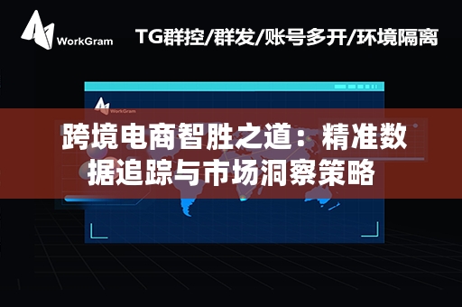  跨境电商智胜之道：精准数据追踪与市场洞察策略