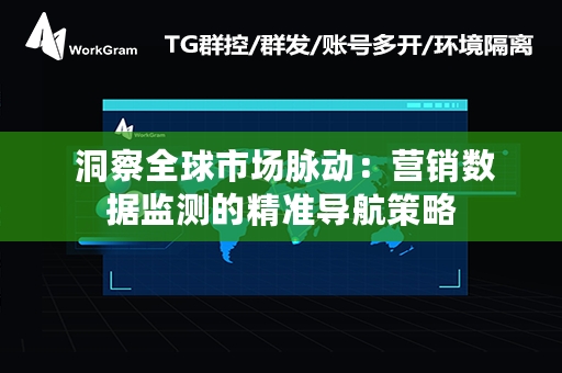  洞察全球市场脉动：营销数据监测的精准导航策略