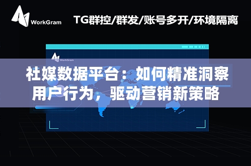  社媒数据平台：如何精准洞察用户行为，驱动营销新策略