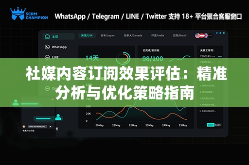  社媒内容订阅效果评估：精准分析与优化策略指南