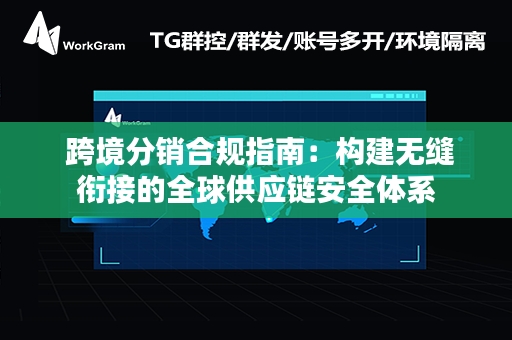  跨境分销合规指南：构建无缝衔接的全球供应链安全体系