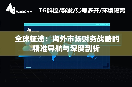  全球征途：海外市场财务战略的精准导航与深度剖析