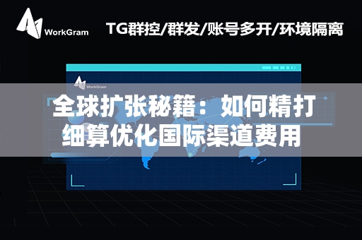  全球扩张秘籍：如何精打细算优化国际渠道费用