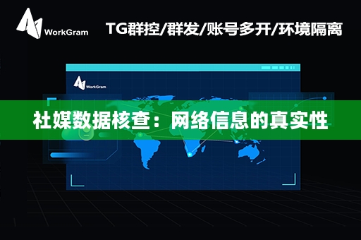 社媒数据核查：网络信息的真实性