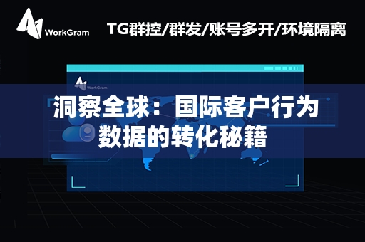  洞察全球：国际客户行为数据的转化秘籍