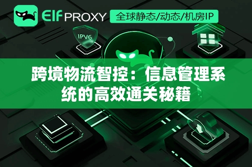  跨境物流智控：信息管理系统的高效通关秘籍