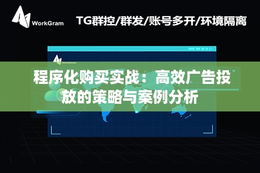  程序化购买实战：高效广告投放的策略与案例分析