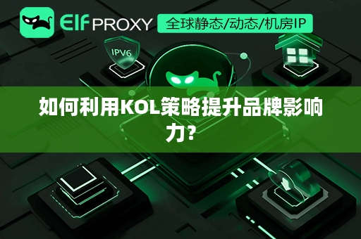 如何利用KOL策略提升品牌影响力？