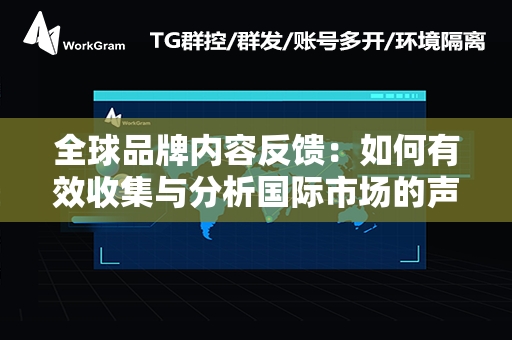 全球品牌内容反馈：如何有效收集与分析国际市场的声音？