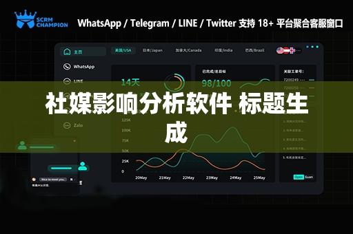 社媒影响分析软件 标题生成