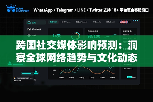 跨国社交媒体影响预测：洞察全球网络趋势与文化动态