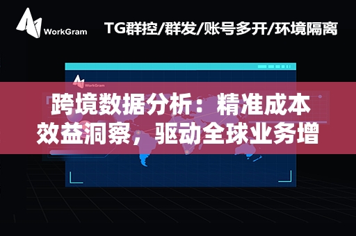  跨境数据分析：精准成本效益洞察，驱动全球业务增长。