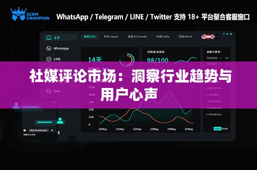  社媒评论市场：洞察行业趋势与用户心声