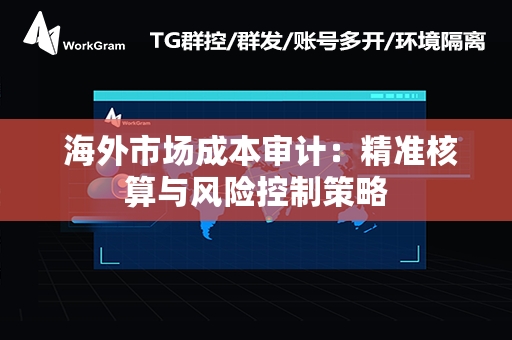  海外市场成本审计：精准核算与风险控制策略